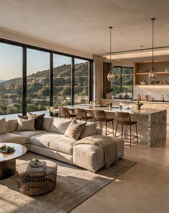 California hillside villa package